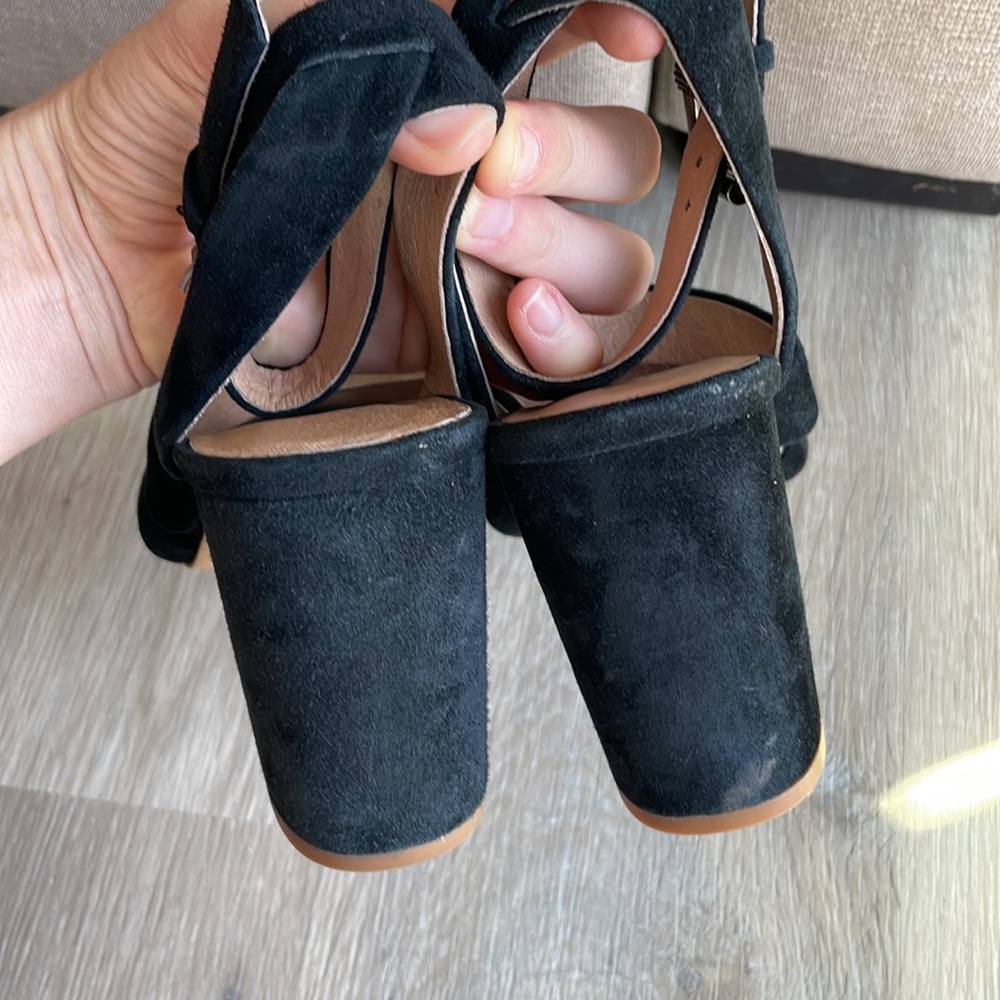 Madewell | The Maria Suede Strap Heel Sandals size 8 - Picture 6 of 9